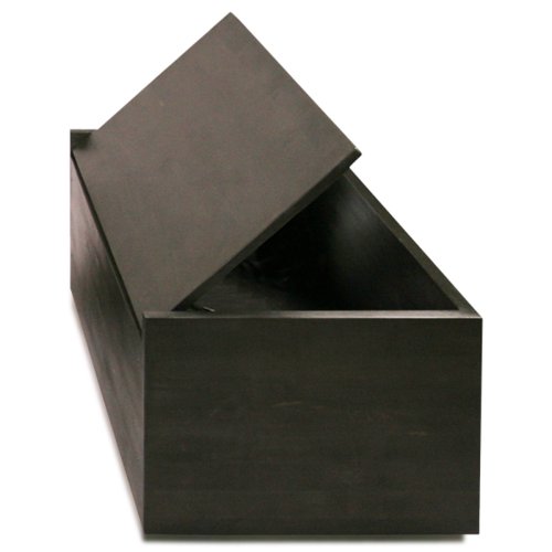 Coffre à jouets Eternity - Bouleau teinté noir